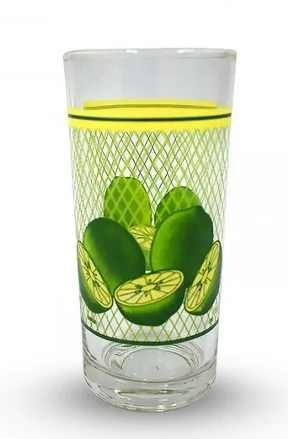 JUEGO PARA BEBIDAS DE CRISTAL 7 PZ (LIMONES)