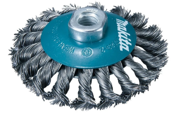 CARDA CIRCULAR CONCAVA DE ALAMBRE TRENZADO 4-1/2" 5/8"-11UNC