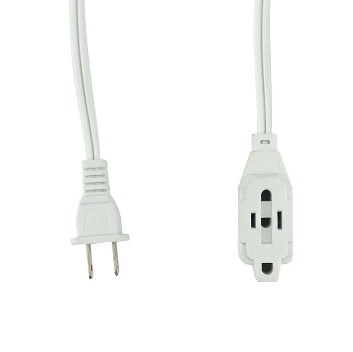 EXTENSION ELECTRICA DE 8 MTS, CAL. 16, BLANCA