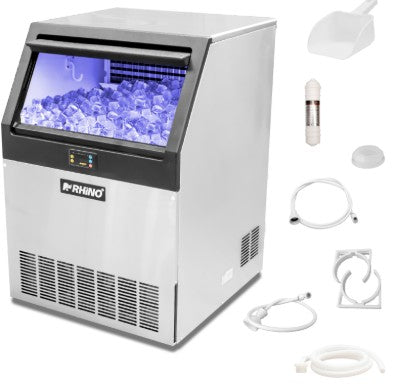 FABRICA DE HIELO RHINO 90 KG 1/2 HP 115V/60 HZ MONOFASICO