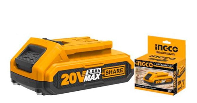 BATERIA DE LITIO 20V 2.0 Ah. INGCO