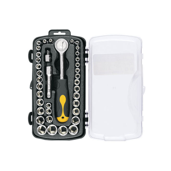 JUEGO DE DADOS DE 39 PZAS, PRETUL