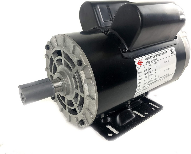 MOTOR ELECTRICO CAMPBELL, MONOFASICO DE 5HP Y 230V, 56FR