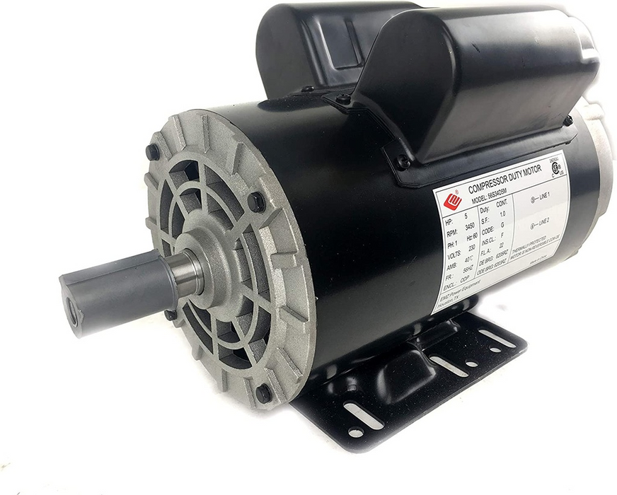 MOTOR ELECTRICO CAMPBELL, MONOFASICO DE 5HP Y 230V, 56FR