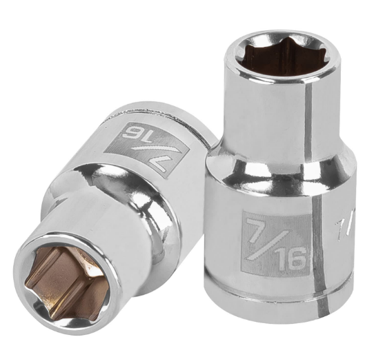 DADO DE 7/16", CUADRO DE 1/2", 6 PUNTAS, D-1214-H