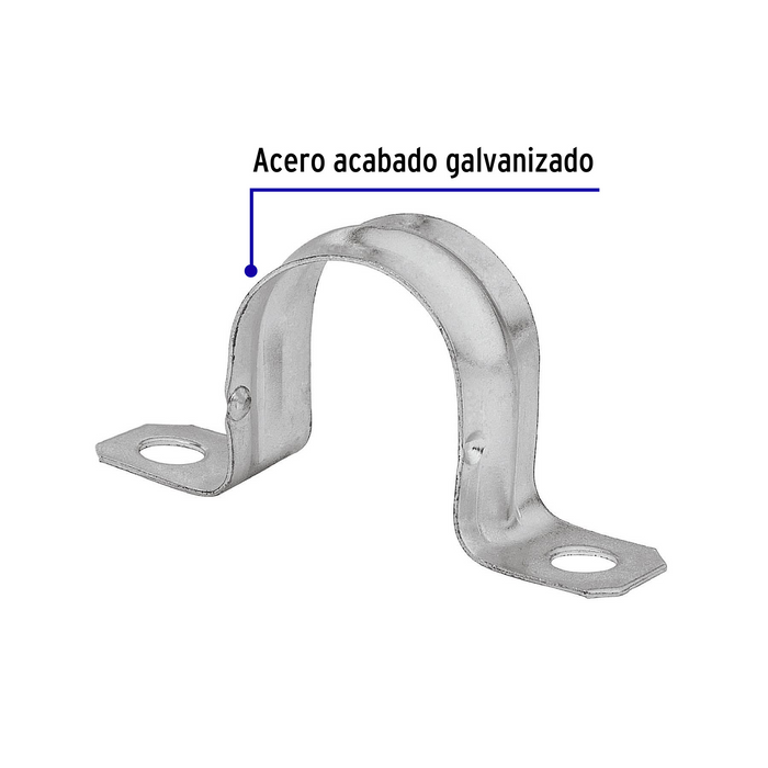 ABRAZADERA TIPO OMEGA PARA TUBO DE 2" VOLTECK