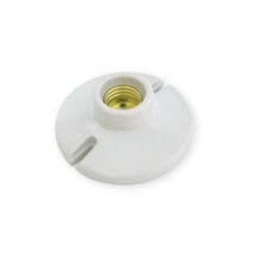 PORTALAMPARA DE PORCELANA REDONDO PARA TECHO 3" 127V"
