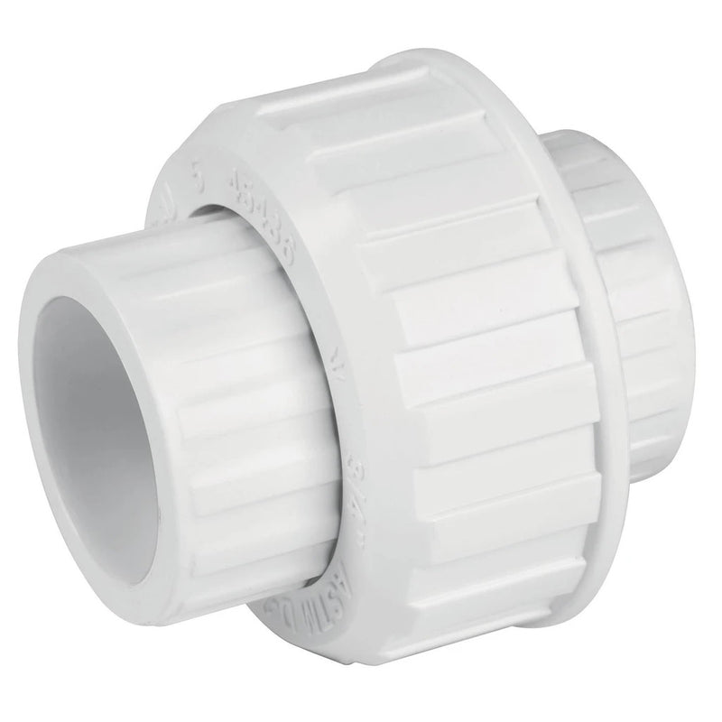TUERCA UNION LISA DE PVC, 1-1/2"
