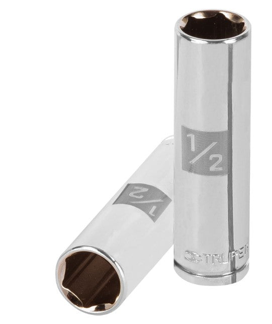 DADO DE 1/2", CUADRO DE 3/8", 6 PUNTAS LARGO, D-38116-HL