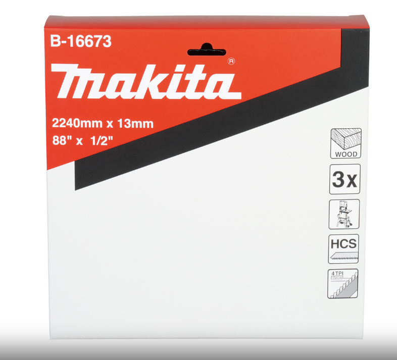 SIERRA CINTA P/MADERA UNIVERSAL 4 TPI 6.0 mm HCS 1/2" P/LB12