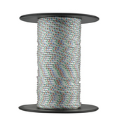 Bobina de cuerda de arranque tipo 5, 4,0 mm, trenza multicolor sobre soporte negro