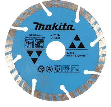 DISCO DIAMANTE 4 1/8" X 20 mm TURBO P/CONCRETO Y GRANITO
