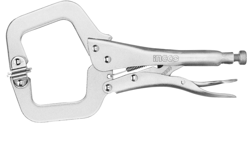 PINZA DE PRESION DE 11", TIPO C, CON PUNTAS GIRATORIAS, INGCO