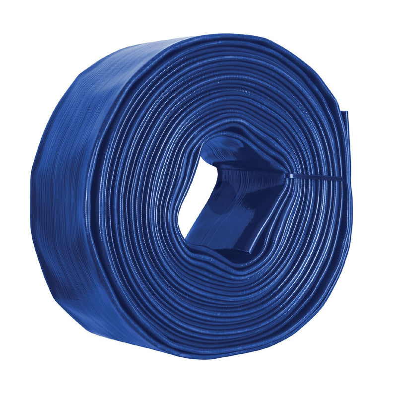 MANGUERA DE DESCARGA PARA MOTOBOMBA DE 2", PLANA, PVC FLEXIBLE, 50 m