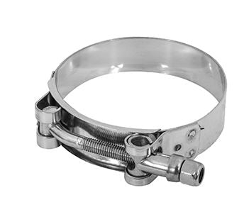ABRAZADERA P/MANGUERA T-BOLT 72-80 mm ACERO INOX.