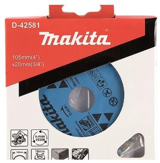 DISCO DIAMANTE 4 1/8" X 20 mm TURBO P/CONCRETO Y GRANITO