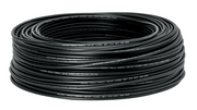 Carrete de cable eléctrico THHW 12 AWG negro, enrollado