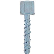 Tornillo para concreto con rosca interna y cabeza hexagonal galvanizada