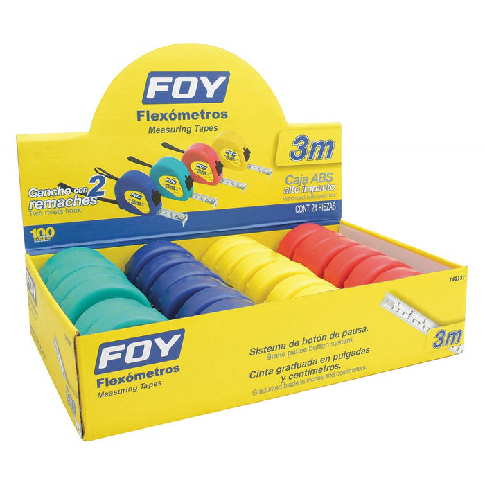 FLEXOMETRO 3M, VARIOS COLORES EN DISPLAY