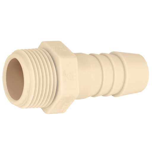 Adaptador macho CPVC con rosca exterior 3/4" x 3/4", color beige