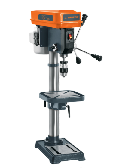 TALADRO DE BANCO MOTOR DE 3/4 HP, 15 VEL, BROQUERO 5/8"