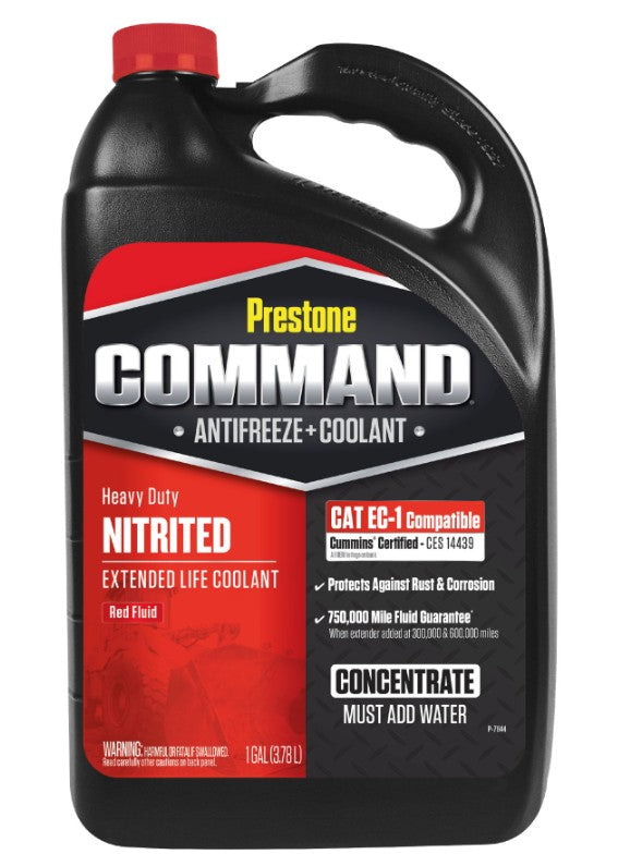 ANTICONGELANTE / REFRIGERANTE PRESTONE CONCENTRADO ROJO 96%, LARGA DURACION (GALON)