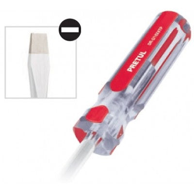 DESARMADOR PLANO, 5/16" X 6", MANGO PVC