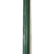 Poste para cerco verde claro, superficie galvanizada con textura