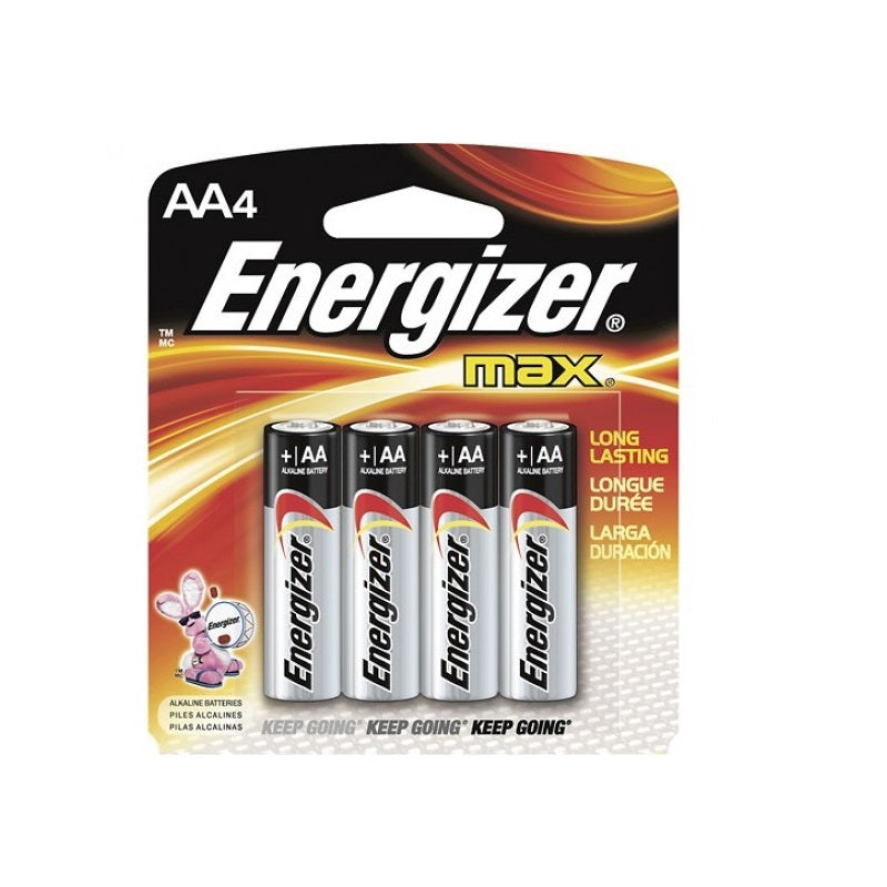 PILA ALCALINA ENERGIZER AA CON 4 PIEZAS