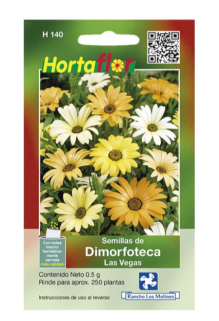 SOBRE DE SEMILLAS DE DIMOFORTECA HORTAFLOR, CONTENIDO DE .05G