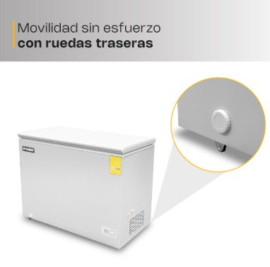 CONGELADOR HORIZONTAL RHINO 10 FT 282 LTS 0.2 HP