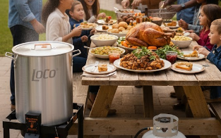 KIT DE FREIDORA 54,000 BTU PROPANO 1 QUEMADOR
