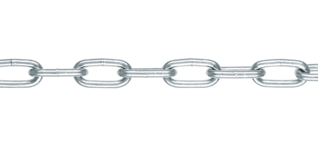 CADENA GALVANIZADA DE 1/8" (METRO)