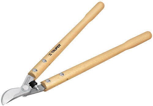 TIJERA PARA RAMAS ALTAS 21', MANGO MADERA, CABEZA FORJADA"