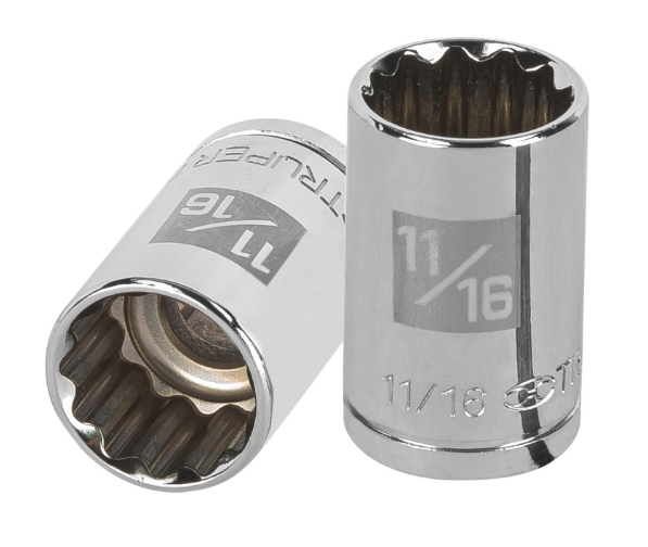 DADO DE 11/16", CUADRO DE 1/2", 12 PUNTAS, D-1222