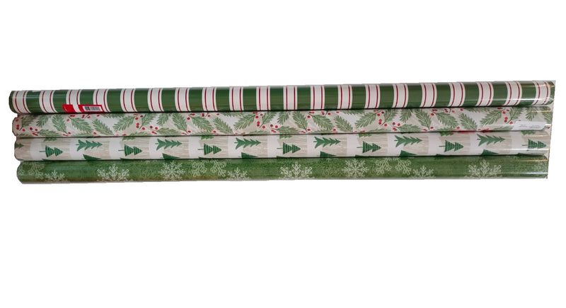 ROLLO PARA EMPACAR REGALOS WRAP-GREENS