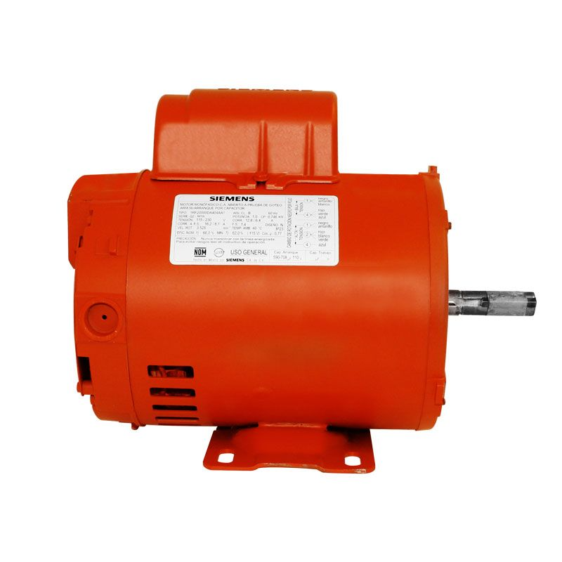 MOTOR ELECTRICO SIEMENS, MONOFASICO DE 2HP Y TENSION ALTA (1RF20000DA604AA1)