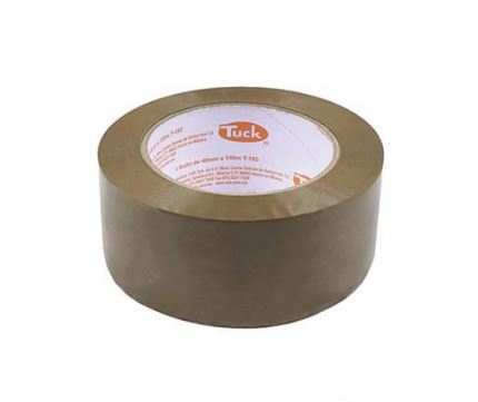 CINTA DE EMPAQUE TUK, CANELA DE 48 mm X 150MTS USO INDUSTRIAL (PAQUETE 6 ROLLOS)