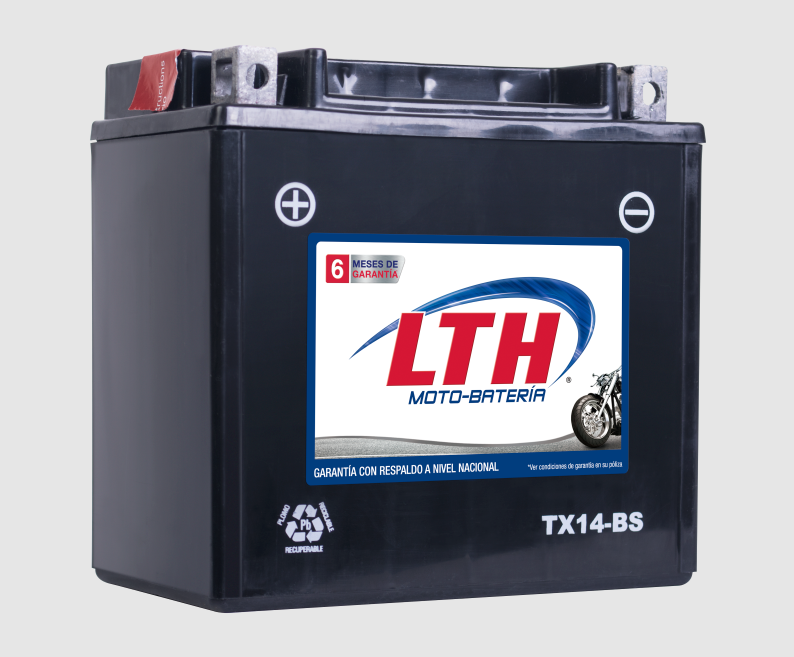 MOTO BATERIA LTH AGM LIBRE DE MANTENIMIENTO DE 10 AMPERS/H