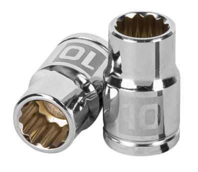 DADO DE 10 mm, CUADRO DE 3/8", 12 PUNTAS, D-3810-M