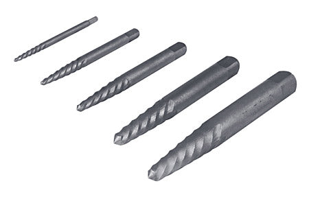 JUEGO EXTRACTORES DE TORNILLOS 5 PIEZAS