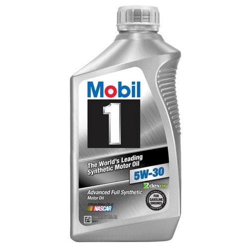 ACEITE P/MOTOR A GASOLINA, MOBIL 1 SINTETICO 5W30 USA, 946ML.