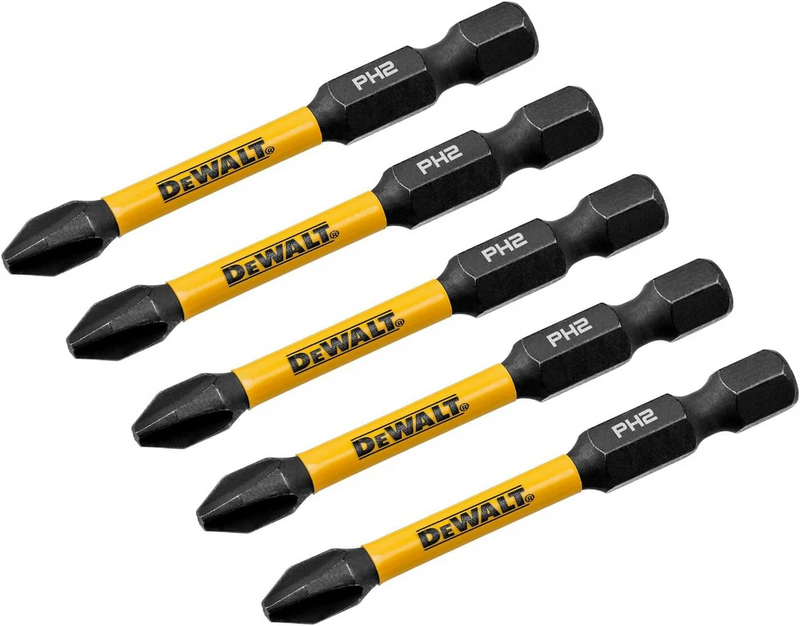 PUNTAS PARA TALADRO FLEXTORQ 5 PZ PH2 2-1/4" DEWALT