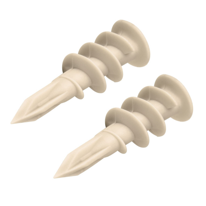 TAQUETES PLASTICOS DE 1/2", PARA TABLAROCA, BOLSA C/100PZAS