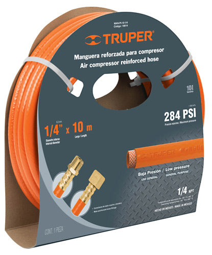 MANGUERA PARA AIRE, DE 1/4" X 5 m (16 ft), DE PCV, TRUPER