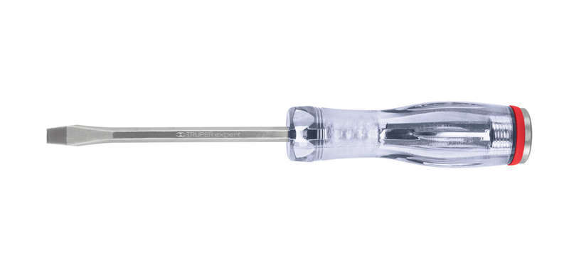 DESARMADOR DE GOLPE, PLANO, 1/4" X 4", MANGO DE ACETATO
