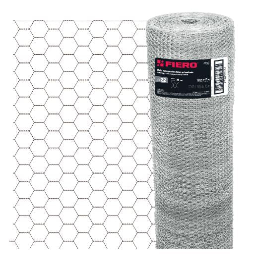 ROLLO DE MALLA HEXAGONAL CAL 22 ABERTURA 25 MM TRUPER