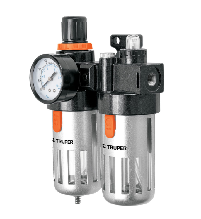 FILTRO Y LUBRICADOR PARA COMPRESOR, CUERDA 1/4 NPT"