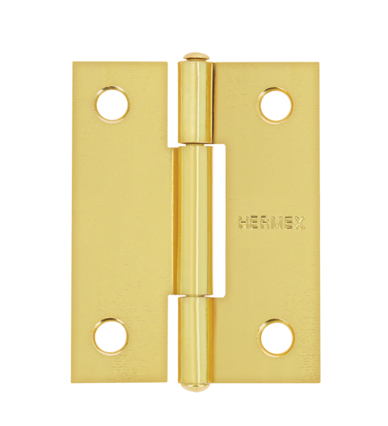BISAGRA RECTANGULAR 2", ACERO LATÓN (PIEZA)