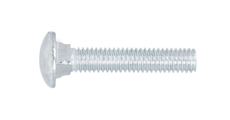 TORNILLO TIPO COCHE, GALVANIZADO, 3/8 X 2" (PIEZA)